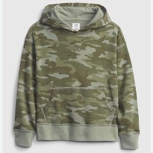 camo kids GAP hoodie size 8